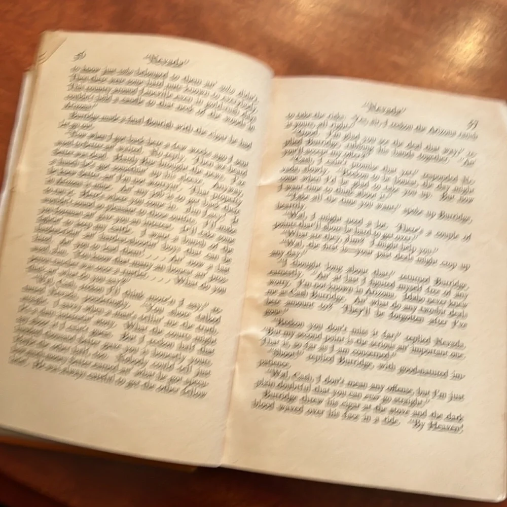 Antique Zane Gray Nevada 1928 copy